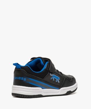 Baskets garçon effet perforé à lacets élastiques - Airness vue4 - AIRNESS - GEMO