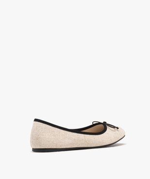 Ballerines en toile avec noeud élastique femme - Valentina Baldano vue6 - VALENTINA BALDA - GEMO
