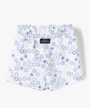 Short bébé fille fluide et imprimé - LuluCastagnette vue3 - LULUCASTAGNETTE - GEMO
