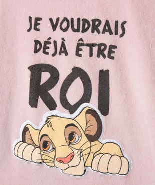 Pyjama en velours motif Le Roi Lion fille - Disney vue2 - ROI LION - GEMO