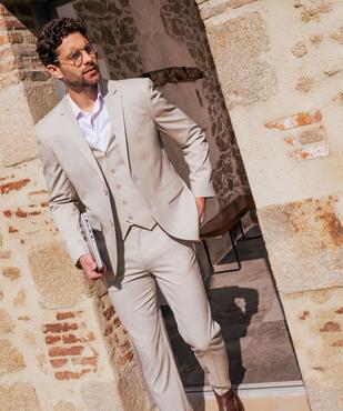 Pantalon de costume ajusté homme vue6 - GEMO (HOMME) - GEMO