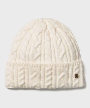 Bonnet torsadée à revers avec de la laine fille - LuluCastagnette vue1 - LULUCASTAGNETTE - GEMO