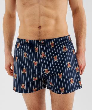 Caleçon en coton à ceinture élastique homme - LuluCastagnette (lot de 2) vue2 - LULUCASTAGNETTE - GEMO