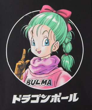 Tee-shirt fille à manches courtes imprimé Bulma - Dragon Ball vue2 - DRAGON BALL Z - GEMO