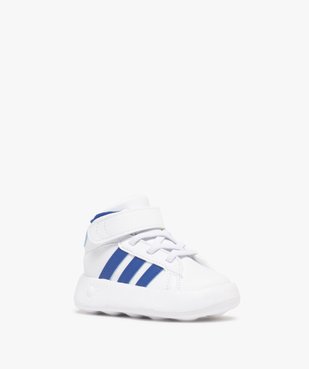 Baskets bébé garçon à semelle bubble Grand Court mid - Adidas vue2 - ADIDAS - GEMO