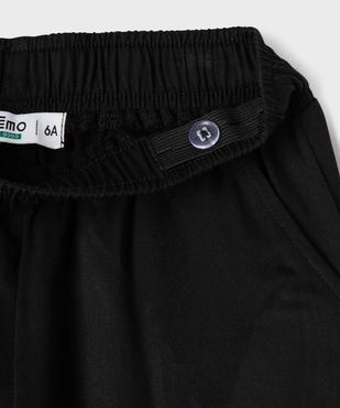 Pantalon en viscose fluide à taille élastiquée fille vue2 - GEMO 4G FILLE - GEMO