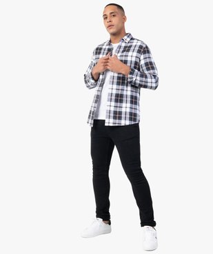 Chemise homme à carreaux coupe slim vue5 - GEMO (HOMME) - GEMO