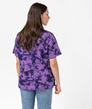 Tee-shirt femme à manches courtes avec motif Stitch - Disney vue3 - DISNEY - GEMO
