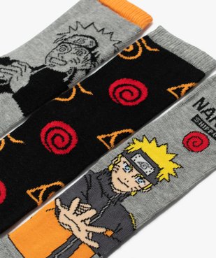 Chaussettes à motifs mangas garçon (lot de 3) - Naruto vue2 - NARUTO - GEMO
