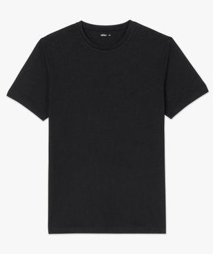 Tee-shirt homme à manches courtes uni vue4 - GEMO 4G HOMME - GEMO