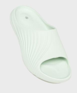 Mules de piscine moulées et unies femme vue5 - GEMO (PLAGE) - GEMO