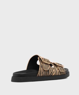 Mules à larges brides ont toile femme - 5 Miles vue4 - 5 MILES - GEMO