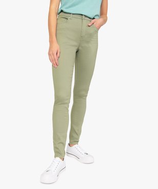 Pantalon femme Skinny taille haute super stretch vue1 - GEMO(FEMME PAP) - GEMO