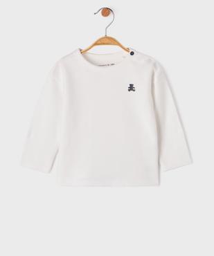 Tee-shirt manches longues en twill jersey bébé garçon - LuluCastagnette vue2 - LULU CASTAGNETTE GEMO FOR GOOD - GEMO