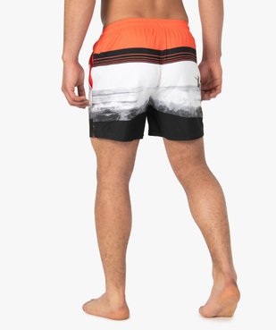 Short de bain homme multicolore vue3 - GEMO (PLAGE) - GEMO