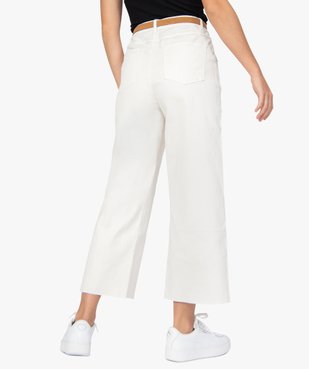Pantalon femme coupe ample avec ceinture amovible vue3 - GEMO(FEMME PAP) - GEMO