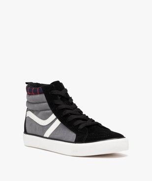 Baskets homme mid-cut en suédine à col rembourré vue2 - GEMO (SPORTSWR) - GEMO