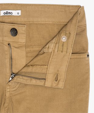 Pantalon garçon style jean slim 5 poches vue3 - GEMO (JUNIOR) - GEMO