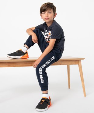 Pantalon de jogging garçon en molleton chaud vue1 - GEMO (ENFANT) - GEMO