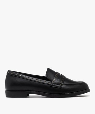 Mocassins plats avec petits clous métalliques femme vue2 - FOLLOW ME - GEMO
