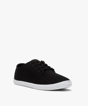 Chaussures basses homme style tennis en toile unies à lacets vue2 - Nikesneakers (SPORTSWR) - Nikesneakers