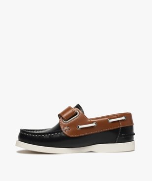Chaussures bateau garçon dessus cuir à scratch vue3 - Nikesneakers (ENFANT) - Nikesneakers