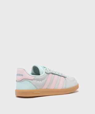 Baskets Breaknet Sleek dessus cuir femme - Adidas vue4 - ADIDAS - GEMO