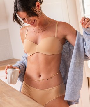 Soutien-gorge bandeau en microfibre avec bretelles muti-positions vue1 - GEMO(HOMWR FEM) - GEMO