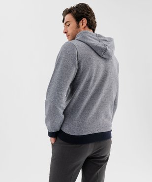 Sweat zippé à capuche homme vue6 - GEMO 4G HOMME - GEMO