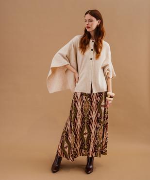 Jupe longue trapèze fluide femme vue5 - GEMO(FEMME PAP) - GEMO