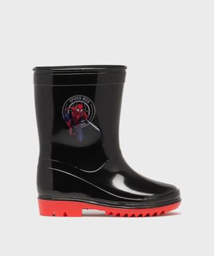 Bottes de pluie imprimées à semelle crantée garçon - Spiderman vue1 - SPIDERMAN - GEMO