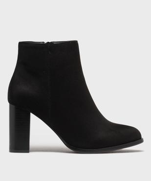 Bottines à talon avec en suédine femme - Valentina Baldano vue1 - VALENTINA BALDA - GEMO