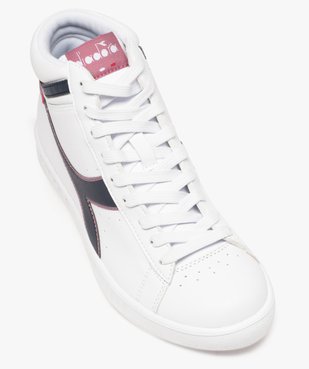 Baskets femme bicolores à tige montante - Diadora Game High vue5 - DIADORA - GEMO