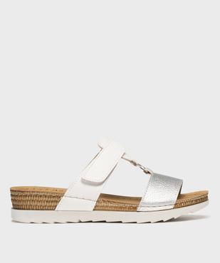 Sandales mules confort avec semelle compensée femme vue1 - G'FLEX - GEMO