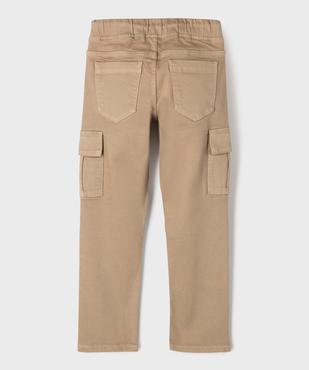 Pantalon cargo 6 poches garçon vue6 - GEMO (ENFANT) - GEMO
