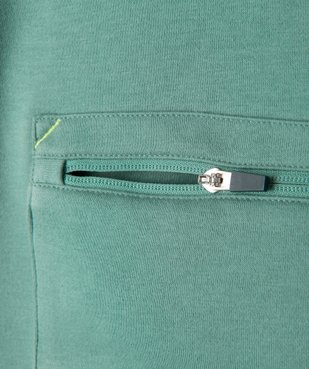 Sweat à capuche bicolore avec poche zippée garçon vue2 - GEMO (ENFANT) - GEMO