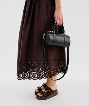 Mules à semelle plateforme et grosses boucles femme vue7 - 5 MILES - GEMO