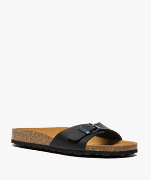 Mules femme à large bride et semelle intérieure cuir vue2 - GEMO (CASUAL) - GEMO