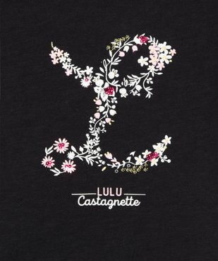 Tee-shirt fille avec motif scintillant – Lulu Castagnette vue3 - LULUCASTAGNETTE - GEMO