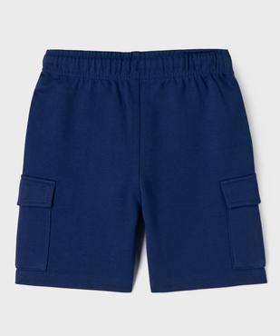 Bermuda en maille coupe cargo garçon vue4 - GEMO (ENFANT) - GEMO
