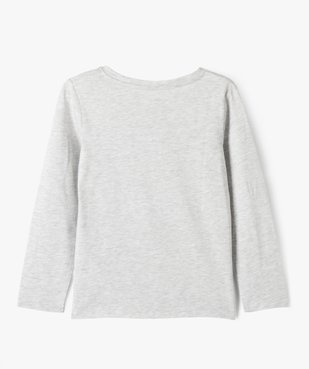 Tee-shirt manches longues avec motif sequins  fille vue3 - GEMO (ENFANT) - GEMO