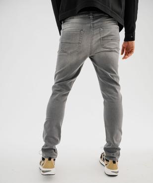 Jean slim en coton stretch homme vue4 - GEMO 4G HOMME - GEMO