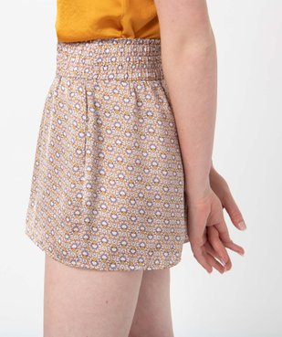 Bas de pyjama femme forme short à motifs fleuris vue6 - GEMO(HOMWR FEM) - GEMO