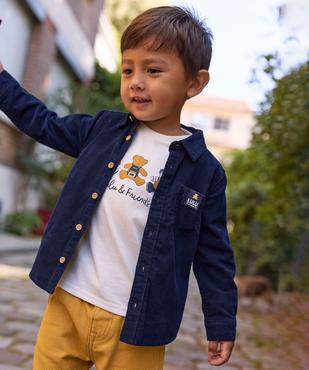 Ensemble 2 pièces bébé garçon : tee-shirt et chemise - LuluCastagnette vue1 - LULUCASTAGNETTE - GEMO