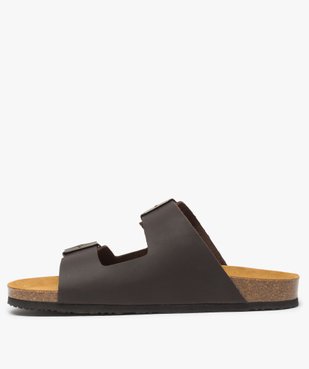 Sandales homme en cuir à larges brides à boucle vue3 - Nikesneakers (CASUAL) - Nikesneakers