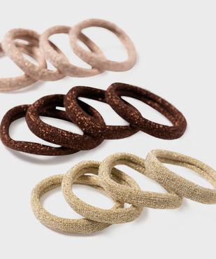 Elastiques cheveux à paillettes (lot de 12) vue2 - GEMO (ACCESS) - GEMO