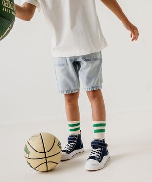 Bermuda en jean coupe Skater garçon vue8 - GEMO (ENFANT) - GEMO