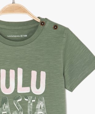 Tee-shirt bébé garçon imprimé - Lulu Castagnette vue2 - LULUCASTAGNETTE - GEMO