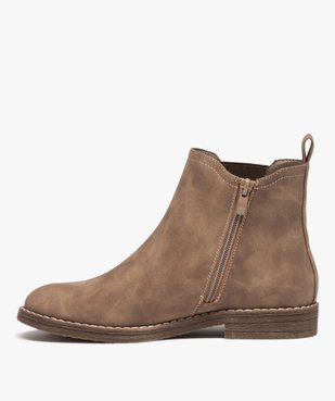Boots Chelsea mates femme vue3 - GEMO (CASUAL) - GEMO