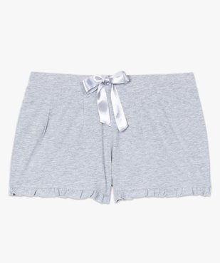 Short de pyjama femme imprimé à petits volants dans le bas vue4 - GEMO(HOMWR FEM) - GEMO
